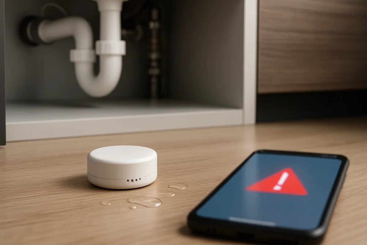 Sensore di allagamento smart: come funziona e dove posizionarlo